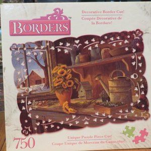 Rose Art WINTER's SUN 750 Piece Border Cut Jigsaw COMPLETE (P159)